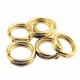 Metalen splitringen 6mm - Goud